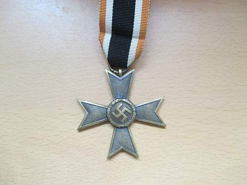 Kriegsverdienstkreuz 2.Klasse ohne Schwerter, fake/original