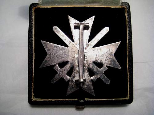 Kriegsverdienstkreuz 1. klasse - two pieces