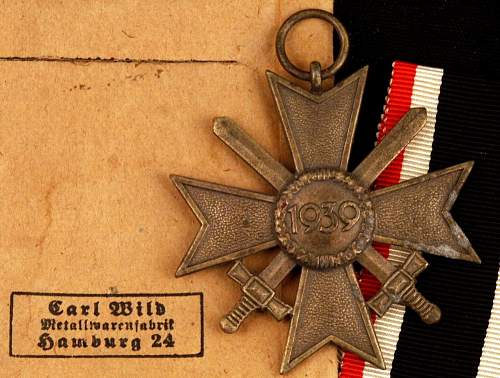 Kriegsverdienstkreuz Kl.2
