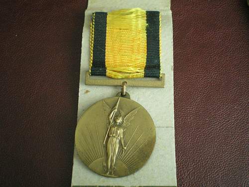 Lithuania's independence medal.