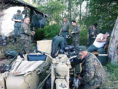 Reenacment in Estonia, summer 2007