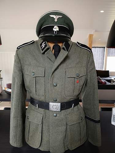 M40 tunic from 23. SS Regiment ''Norge''