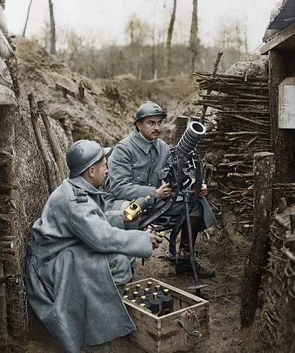 Reenactment paintball trench