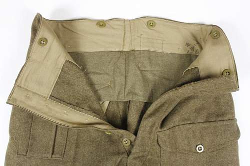 British 1940 Pattern Trousers.