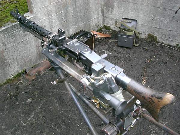 Rearming old bunker position west coast Norway