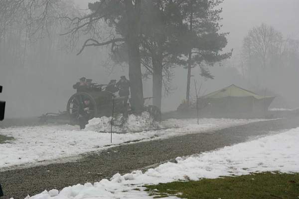 Re-enact of &quot;Civil War 1918-1920&quot;  in Estonia