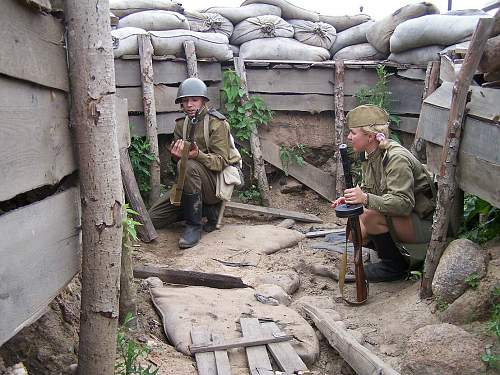 Reenactment in Latvia, Kurland pocket 1945