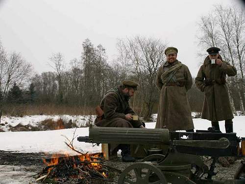 New re-enactment in Estonia. Civil War period (1918-1920)