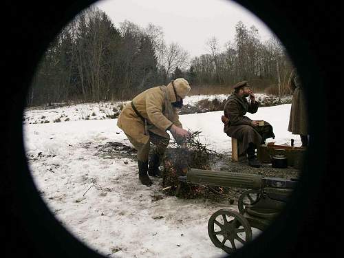 New re-enactment in Estonia. Civil War period (1918-1920)