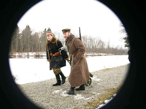 New re-enactment in Estonia. Civil War period (1918-1920)