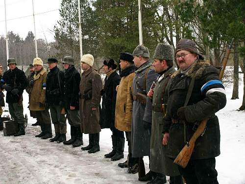 New re-enactment in Estonia. Civil War period (1918-1920)