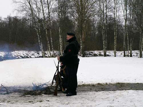 New re-enactment in Estonia. Civil War period (1918-1920)