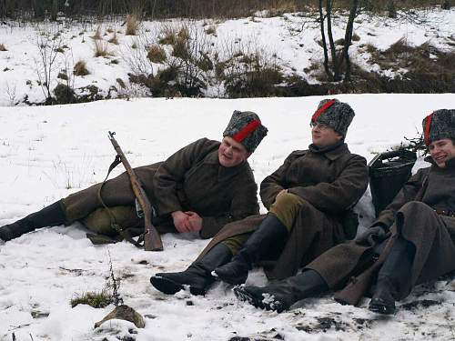 New re-enactment in Estonia. Civil War period (1918-1920)