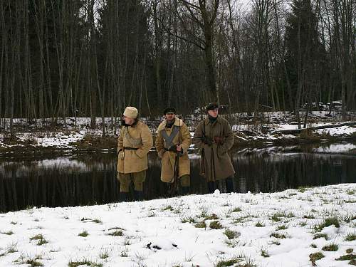 New re-enactment in Estonia. Civil War period (1918-1920)