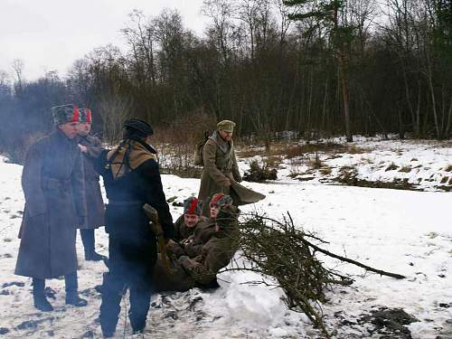 New re-enactment in Estonia. Civil War period (1918-1920)