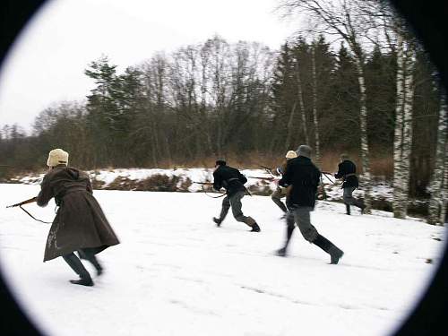 New re-enactment in Estonia. Civil War period (1918-1920)