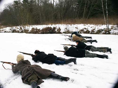 New re-enactment in Estonia. Civil War period (1918-1920)