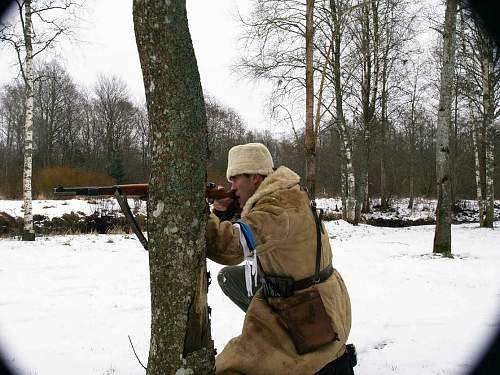 New re-enactment in Estonia. Civil War period (1918-1920)