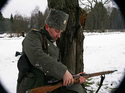 New re-enactment in Estonia. Civil War period (1918-1920)