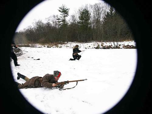 New re-enactment in Estonia. Civil War period (1918-1920)