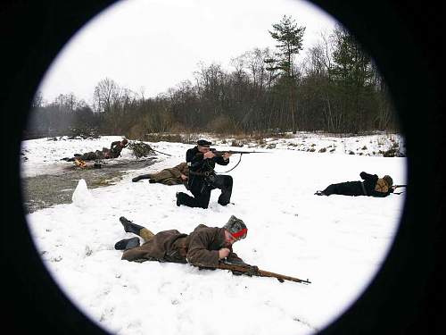 New re-enactment in Estonia. Civil War period (1918-1920)