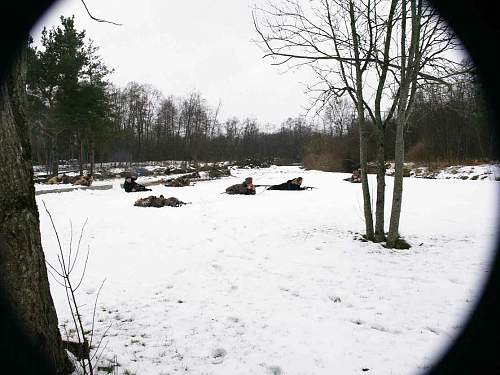 New re-enactment in Estonia. Civil War period (1918-1920)