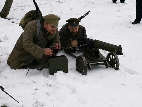 New re-enactment in Estonia. Civil War period (1918-1920)