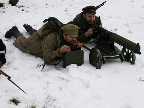 New re-enactment in Estonia. Civil War period (1918-1920)