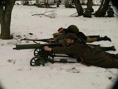 New re-enactment in Estonia. Civil War period (1918-1920)