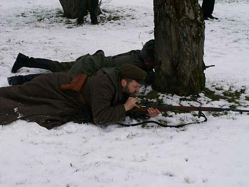 New re-enactment in Estonia. Civil War period (1918-1920)