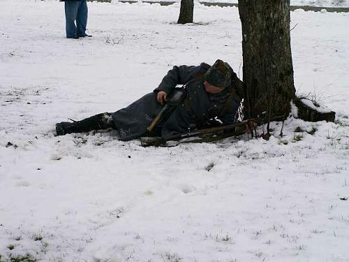 New re-enactment in Estonia. Civil War period (1918-1920)