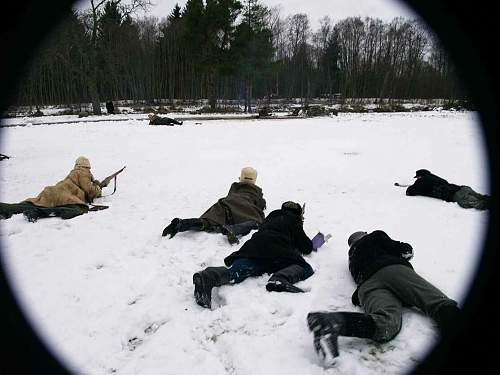 New re-enactment in Estonia. Civil War period (1918-1920)