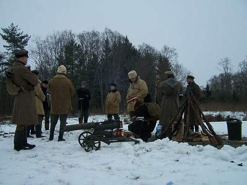 New re-enactment in Estonia. Civil War period (1918-1920)