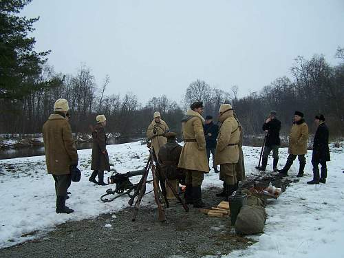 New re-enactment in Estonia. Civil War period (1918-1920)