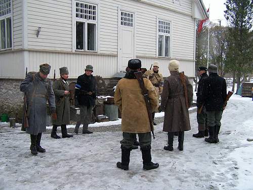 New re-enactment in Estonia. Civil War period (1918-1920)