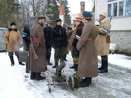 New re-enactment in Estonia. Civil War period (1918-1920)