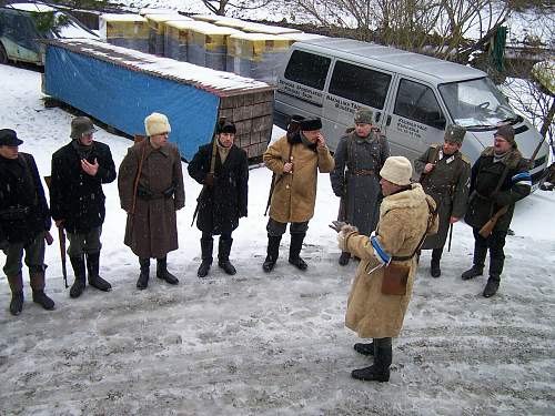 New re-enactment in Estonia. Civil War period (1918-1920)