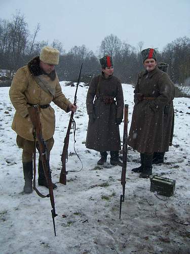 New re-enactment in Estonia. Civil War period (1918-1920)