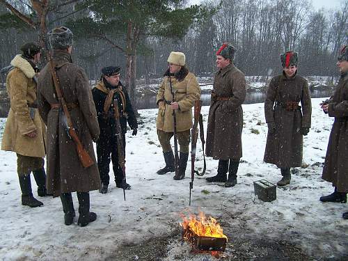 New re-enactment in Estonia. Civil War period (1918-1920)