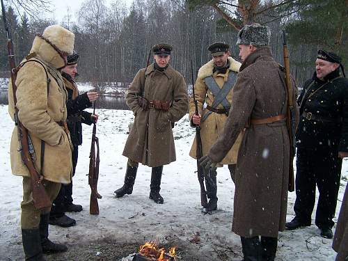 New re-enactment in Estonia. Civil War period (1918-1920)