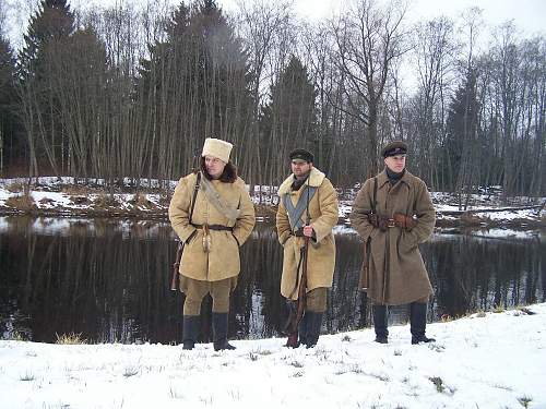 New re-enactment in Estonia. Civil War period (1918-1920)