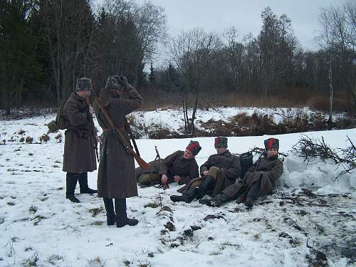 New re-enactment in Estonia. Civil War period (1918-1920)