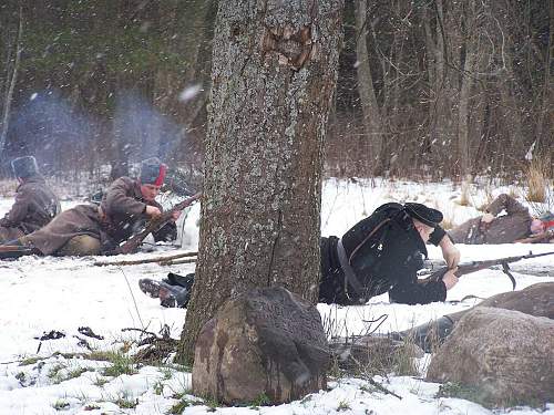 New re-enactment in Estonia. Civil War period (1918-1920)