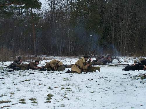 New re-enactment in Estonia. Civil War period (1918-1920)