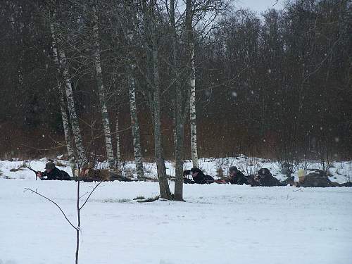 New re-enactment in Estonia. Civil War period (1918-1920)