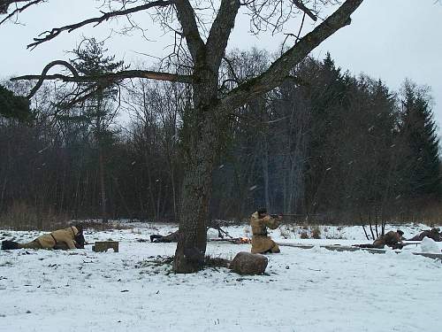 New re-enactment in Estonia. Civil War period (1918-1920)