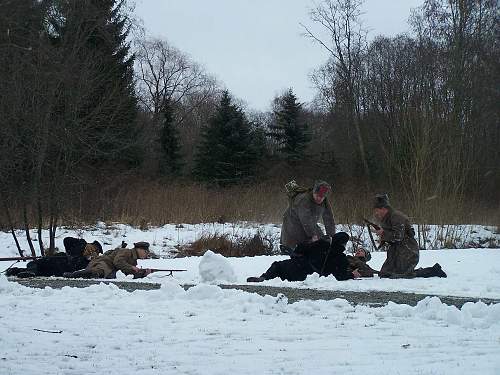 New re-enactment in Estonia. Civil War period (1918-1920)