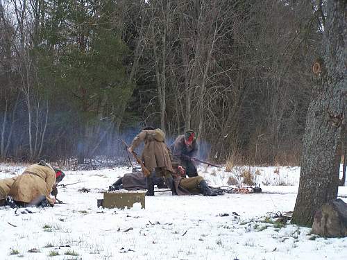 New re-enactment in Estonia. Civil War period (1918-1920)