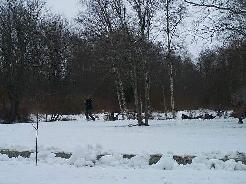 New re-enactment in Estonia. Civil War period (1918-1920)