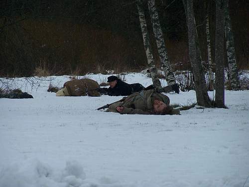 New re-enactment in Estonia. Civil War period (1918-1920)